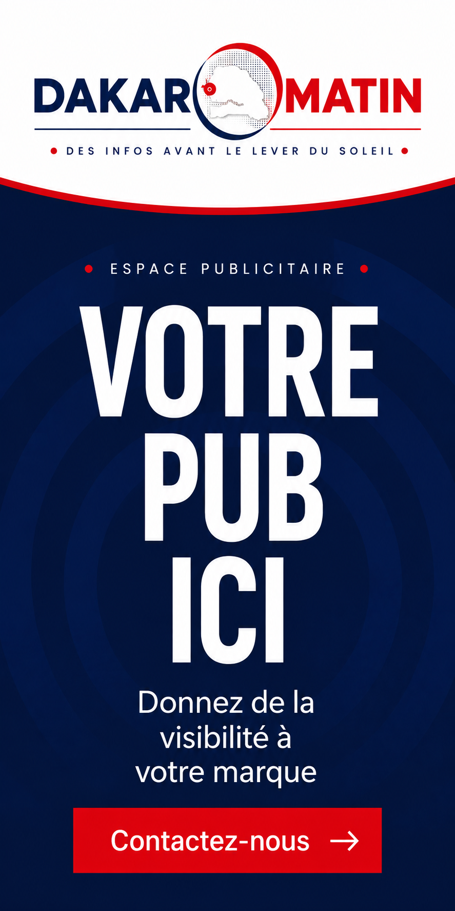 Réservez cet emplacement publicitaire